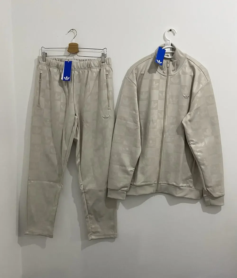 Adidas Originals Monogram All Over Print Regular Tracksuit Bliss Size L